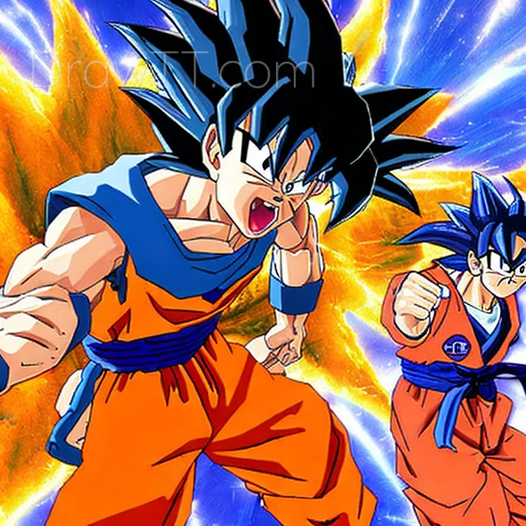 Goku killing Bluey – DrawTT Images