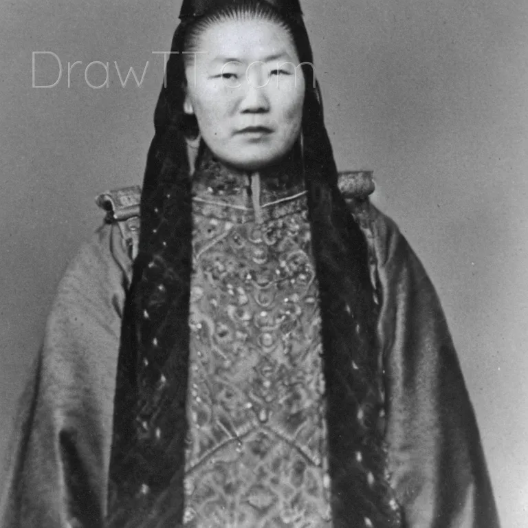 Queen Genepil Was The Last Queen Of Mongolia And Wife Of The Last 