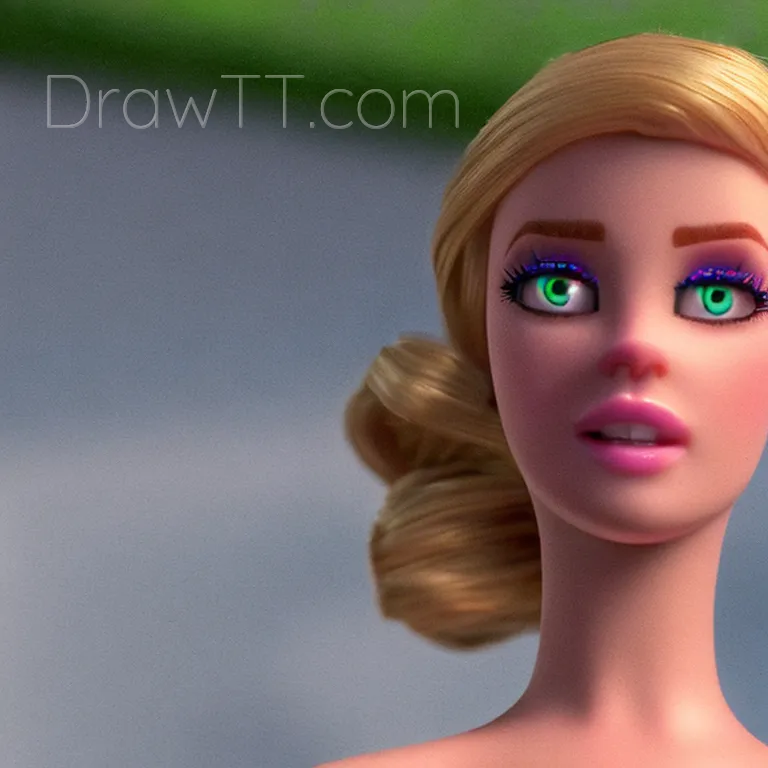 New Barbie Dreamhouse look in Greta Gerwig’s ‘BARBIE’ movie.. Digital