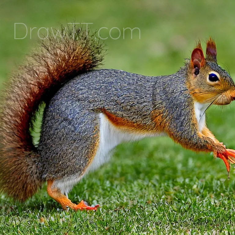 Squirrel fakes death when humans approach; behavior called thanatosis